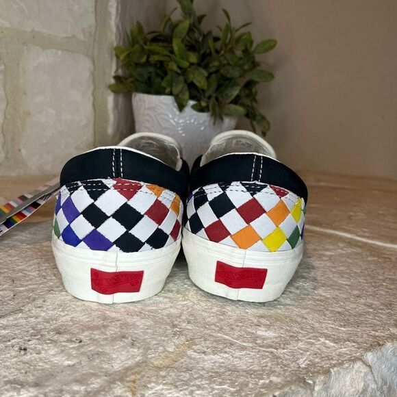 VANS Rare Multicolor Suede leather Pride Classic VLT LX Sneakers 10.5 W/ 9 M - Picture 7 of 10